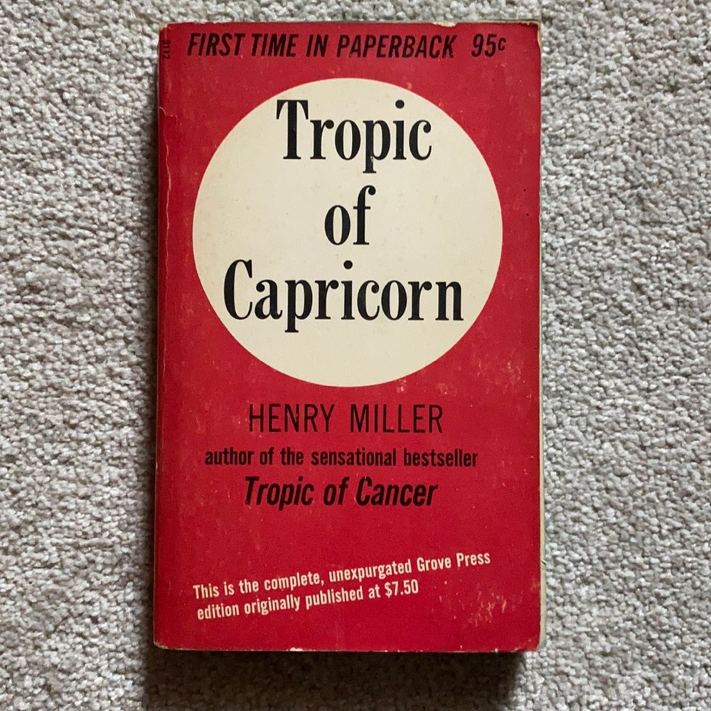 Tropic of Capricorn by Henry Miller